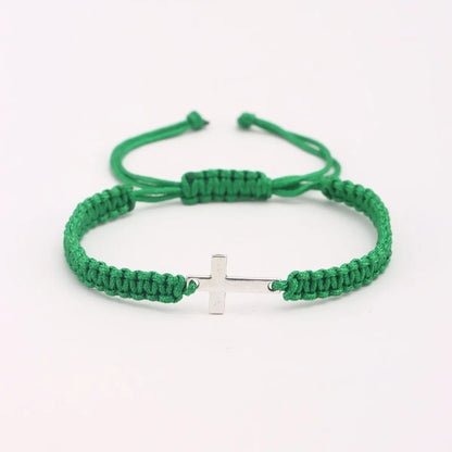 Cross Colored Bracelet