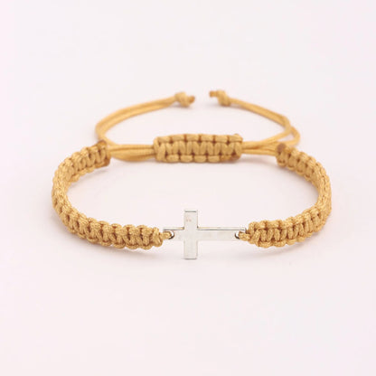 Cross Colored Bracelet