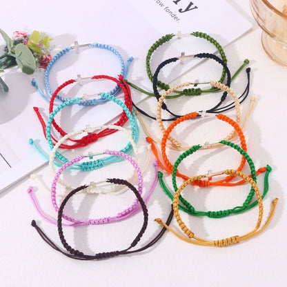 Cross Colored Bracelet