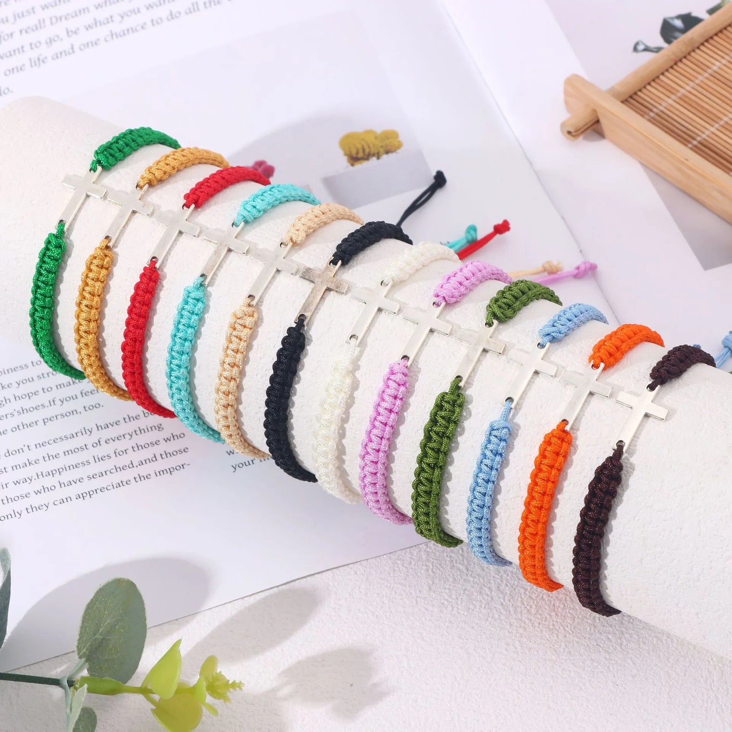 Cross Colored Bracelet