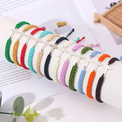 Cross Colored Bracelet