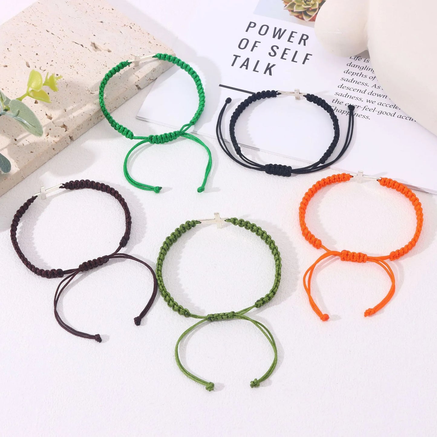 Cross Colored Bracelet