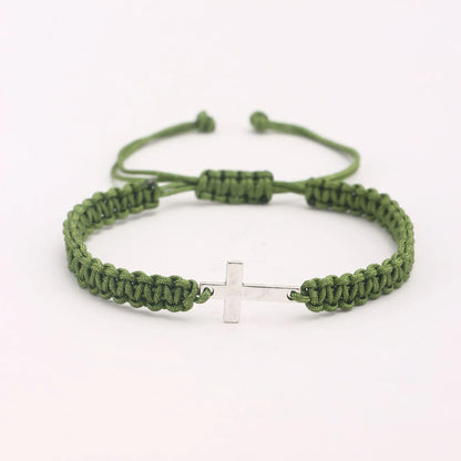 Cross Colored Bracelet